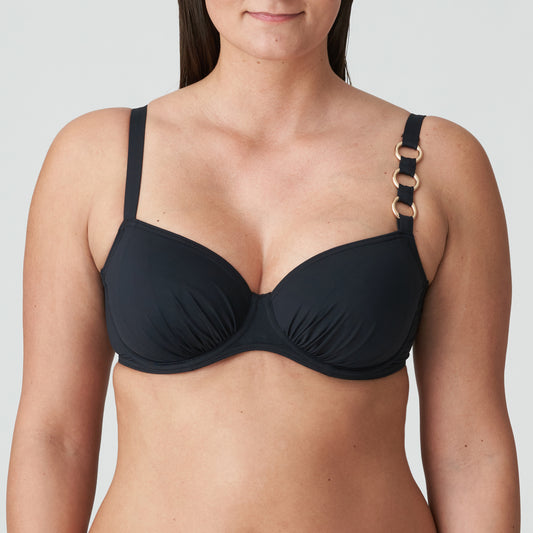 DAMIETTA Vollschalen Bikini Top (Schwarz)