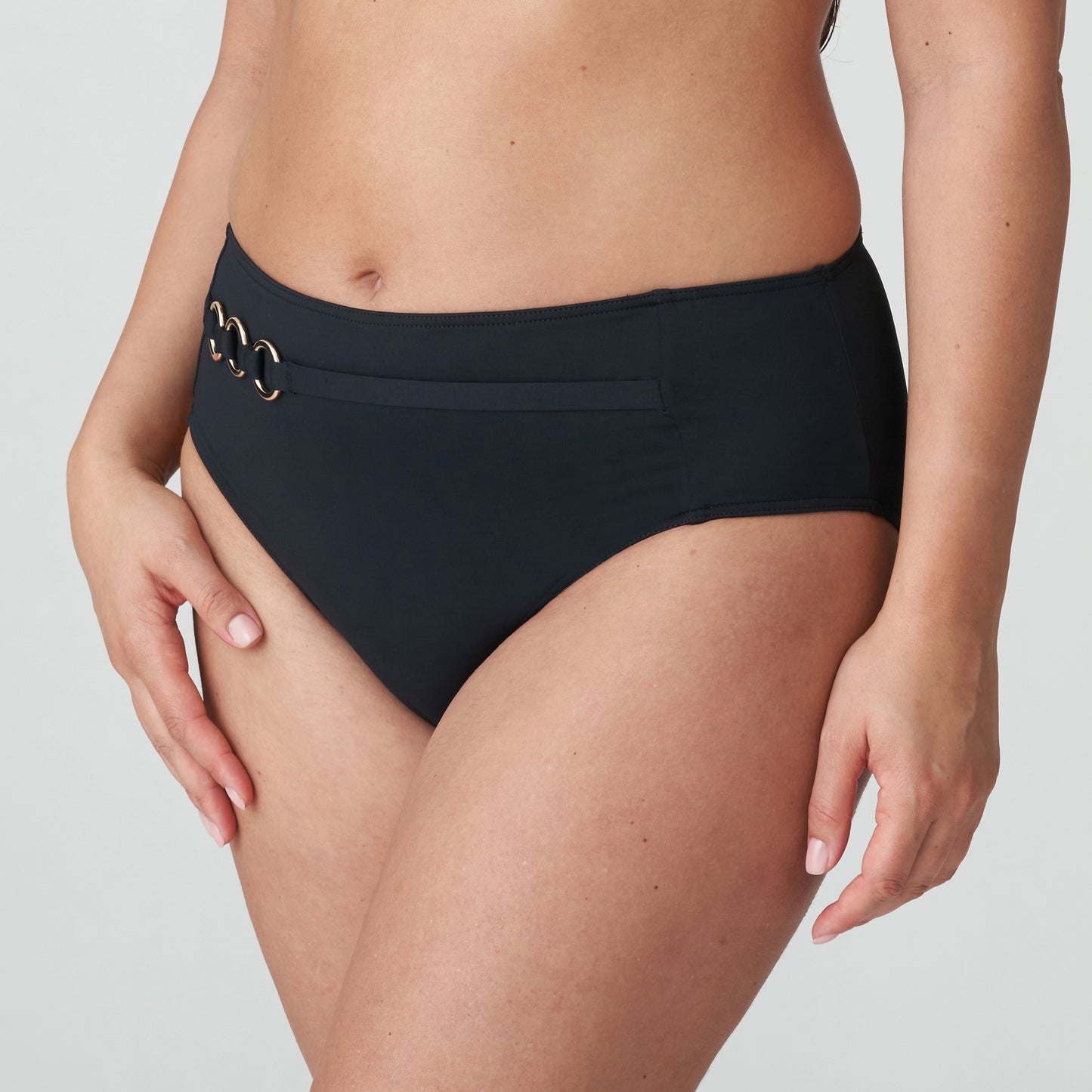 DAMIETTA Bikini Taillenslip (Schwarz)