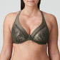 ARACRUZ Tiefdelolletiertes Bikini-Top (Kaki)