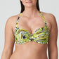 JAGUARAU Vollschalen Bikini Top (Lime Swirl)