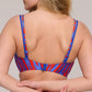 SKUDAI Balconette Bikini-Top (Wild Stripes)