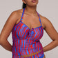 SKUDAI Tankini unterlegt (Wild Stripes)