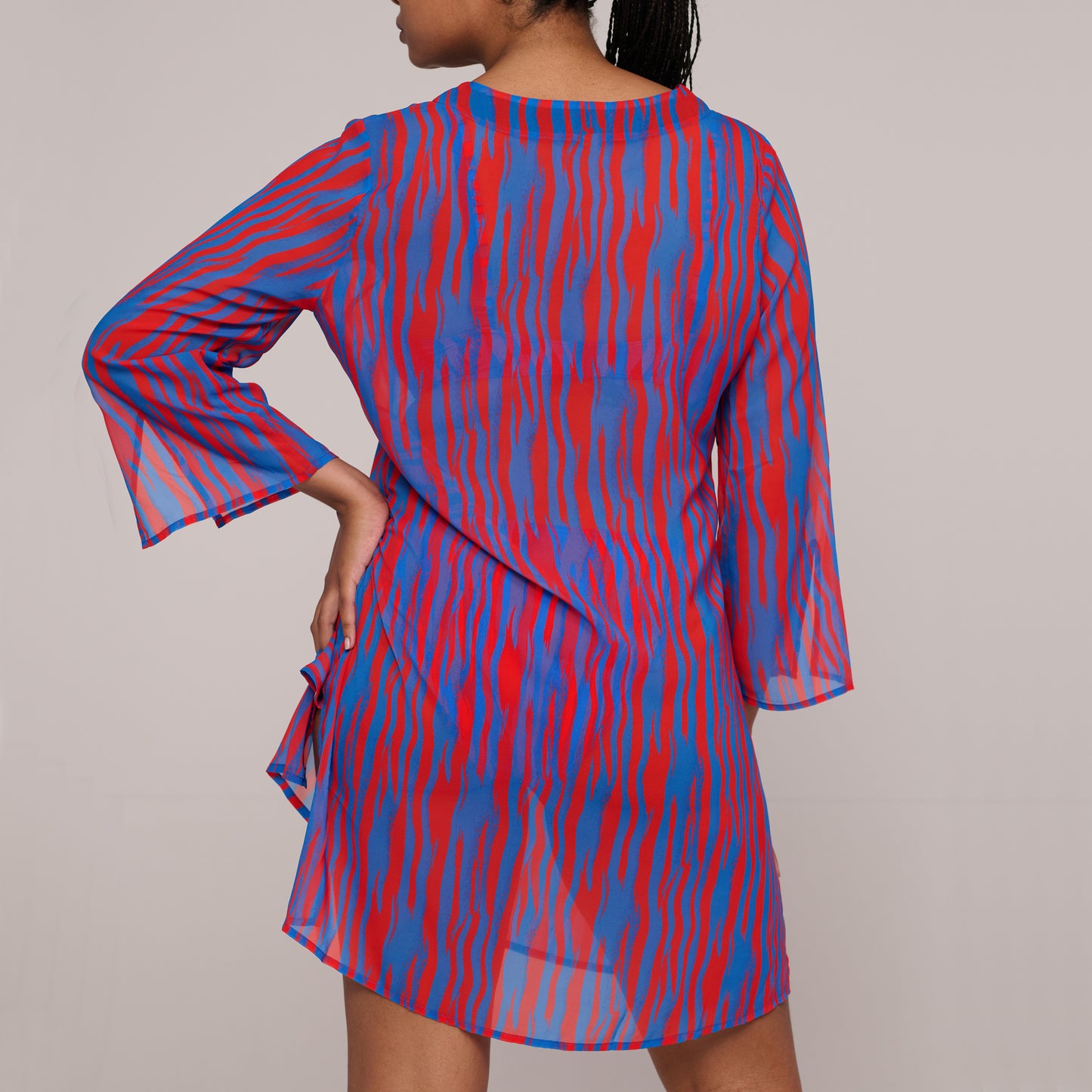 SKUDAI Kaftan (Bademode) (Wild Stripes)