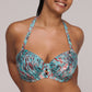 RIYAD Balconette Bikini-Top (Turquoise Seas)