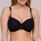 KIRUNA Bikini-Top Vollschale (Schwarz)