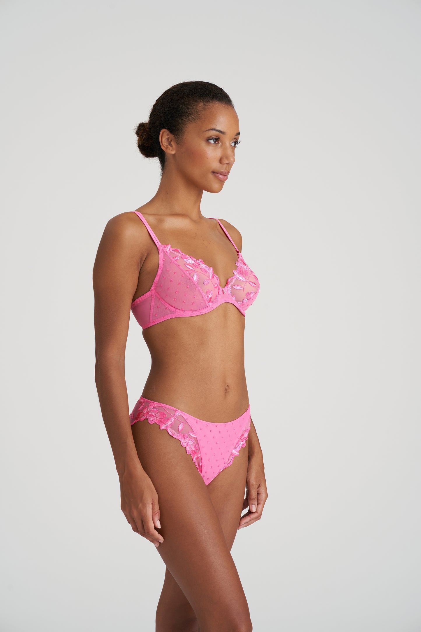 AGNES Tiefdekolletierter BH (Paradise Pink)