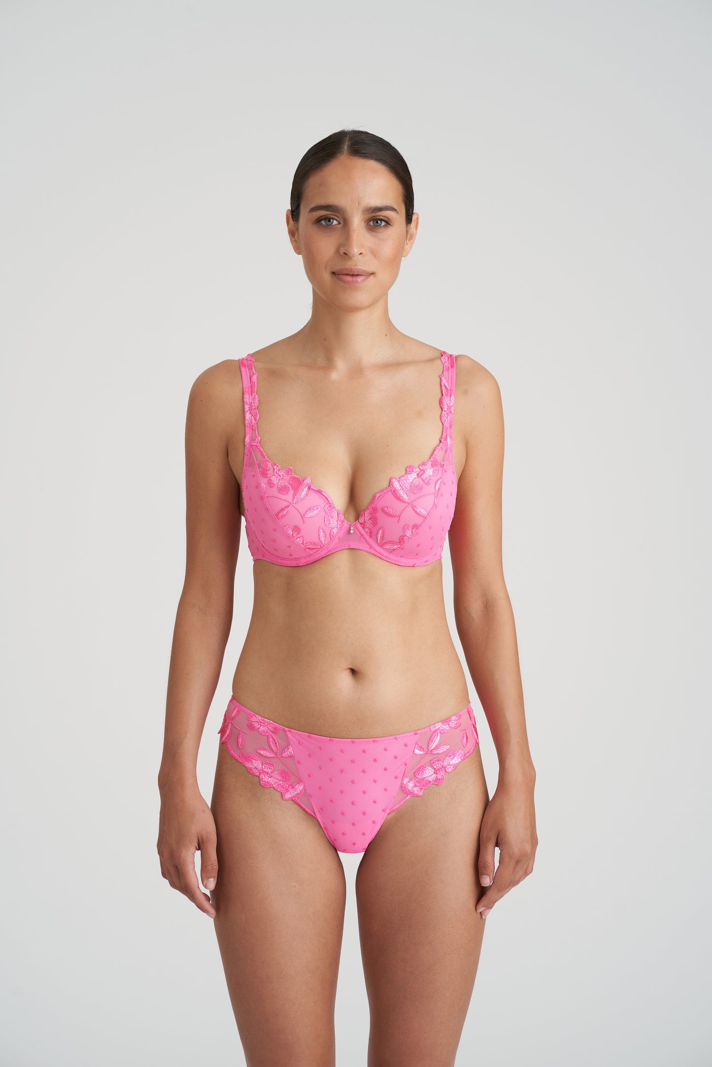 AGNES Tiefdekolletierter BH (Paradise Pink)