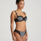 SYDNY Unterlegter BH (Tuxedo Black)
