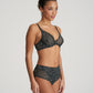 MANYLA Tiefdekolletierter BH (Night Grey)