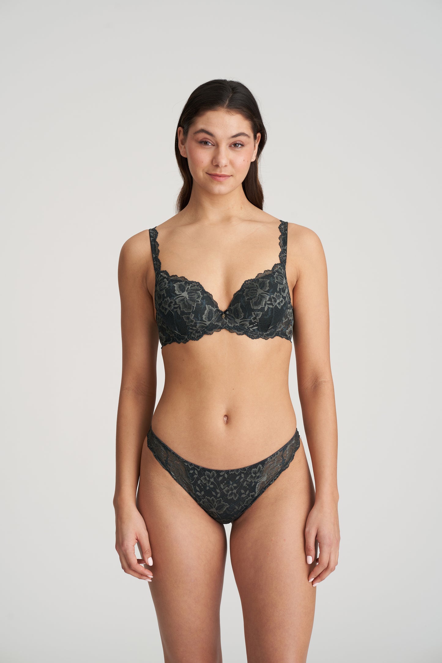 MANYLA Unterlegter BH (Night Grey)