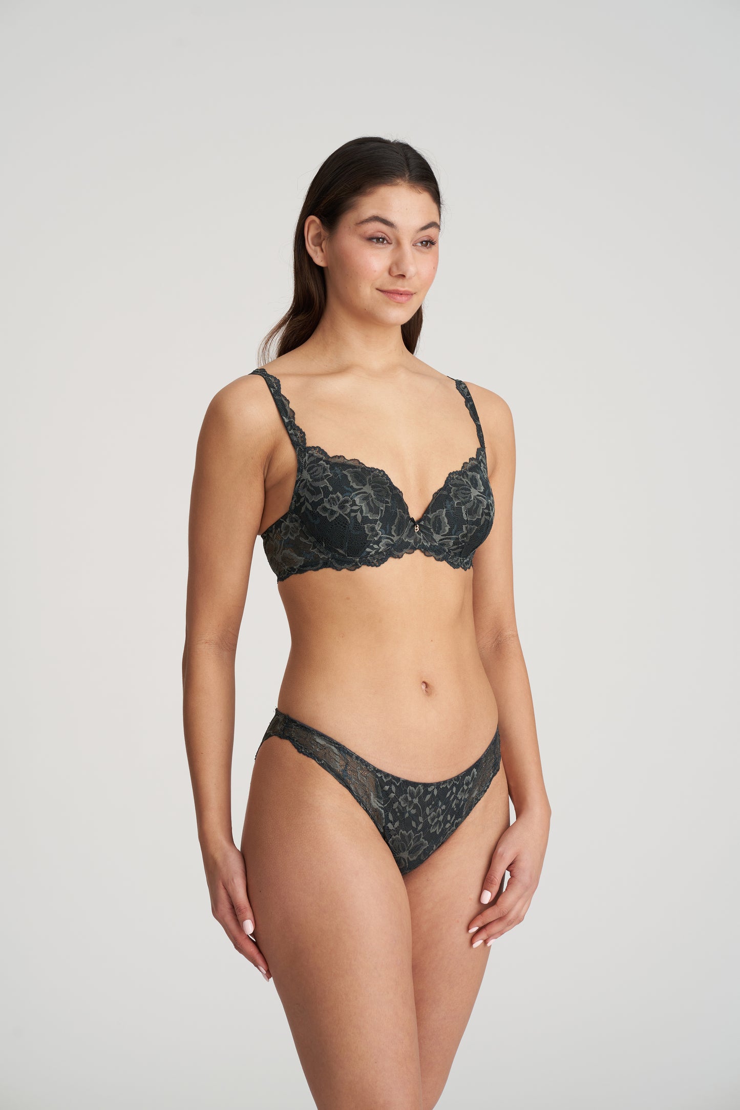 MANYLA Unterlegter BH (Night Grey)