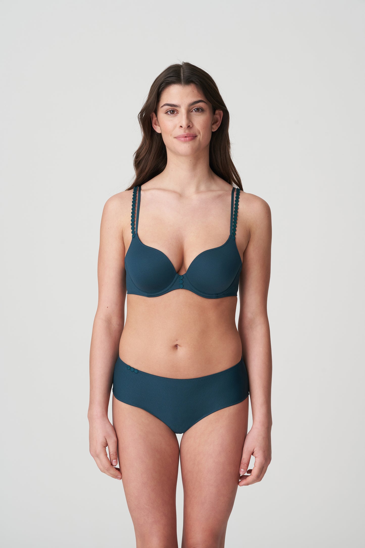TOM MINI Unterlegter BH Herzform (Empire Green)