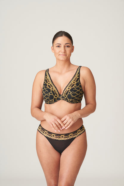 AMSTERDAM AV Halb Unterlegter BH Tiefdek (Schwarz)