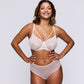 GLASS BEACH BH Vollschale (Crystal Pink)