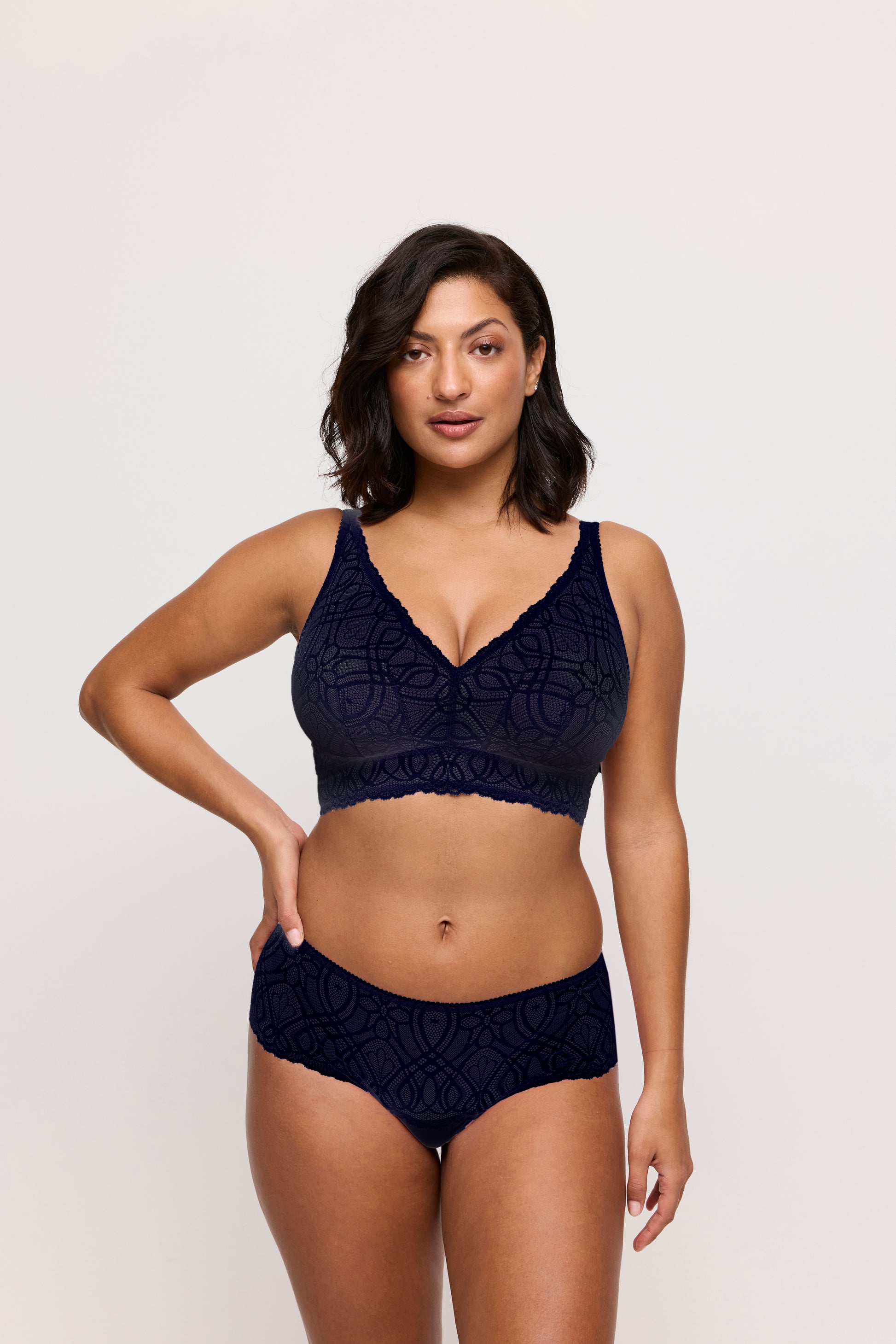 SALERNO Luxus String (Midnight Blue) 38