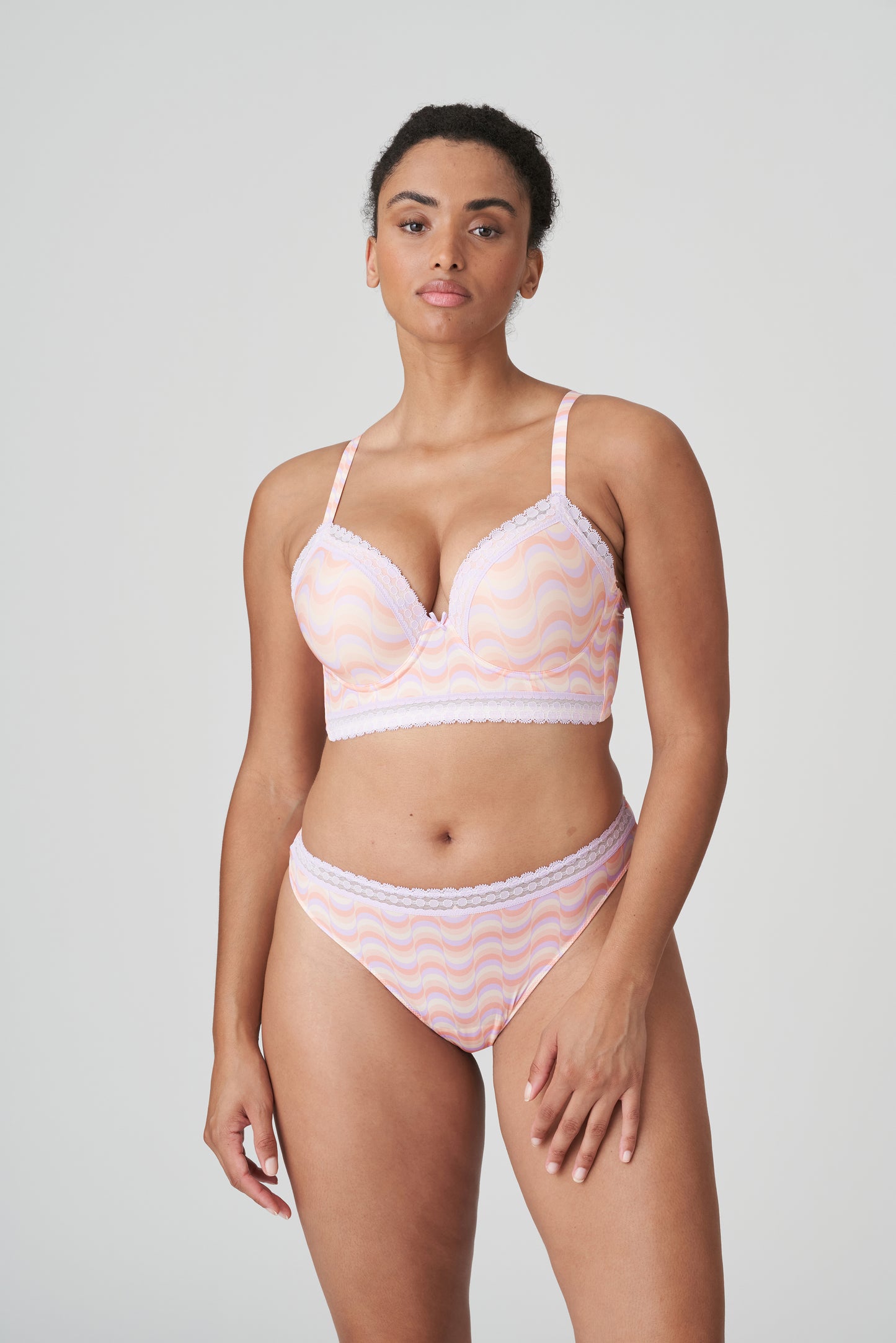 GOLETA Longline BH Tieffekoll unterlegt (Vintage Summer)