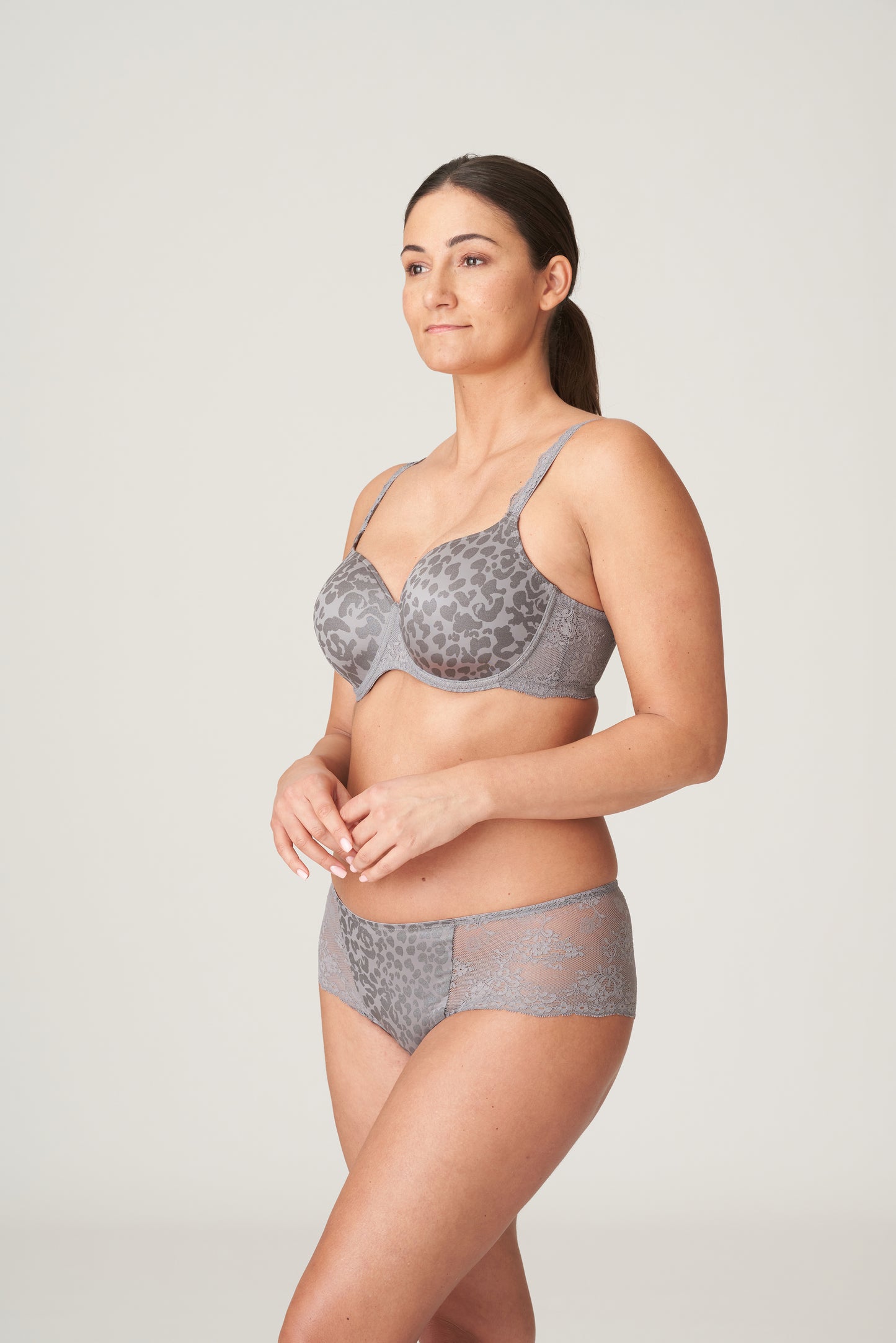 COBBLE HILL Unterlegter BH Herzform (Fifties Grey)