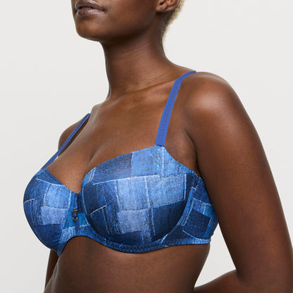 MAUNA Balconette-BH (Twill Blue) 70D