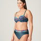 LAS SALINAS Balconette BH unterlegt (Empire Green)