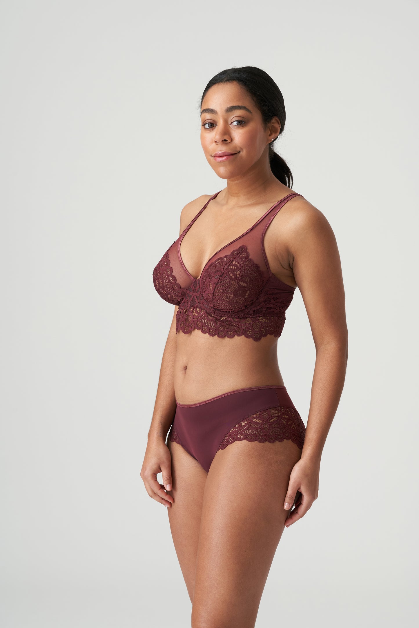 FIRST NIGHT Hotpants (Merlot)
