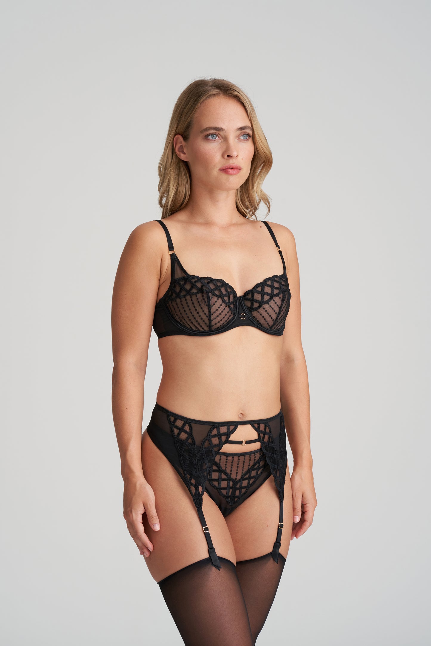 JHANA Strumpfgürtel (Schwarz)