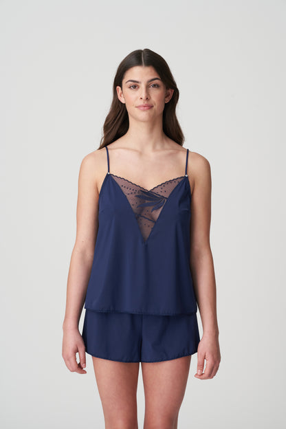 ETOILE Schlafanzug kurze Ärmel (Saphir Blau)