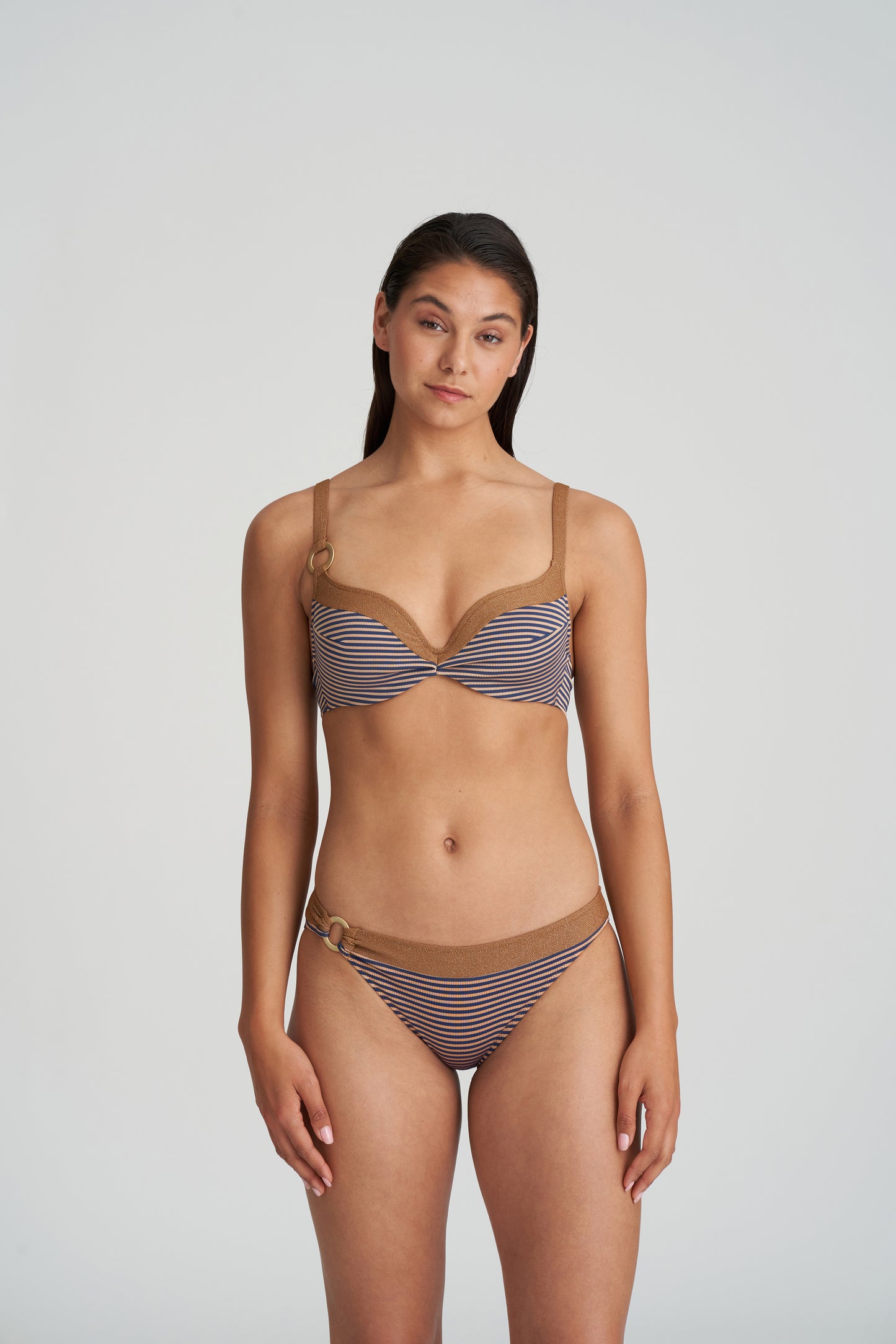 SATURNA Unterlegter Bikini Herzform (Ocean Bronze)