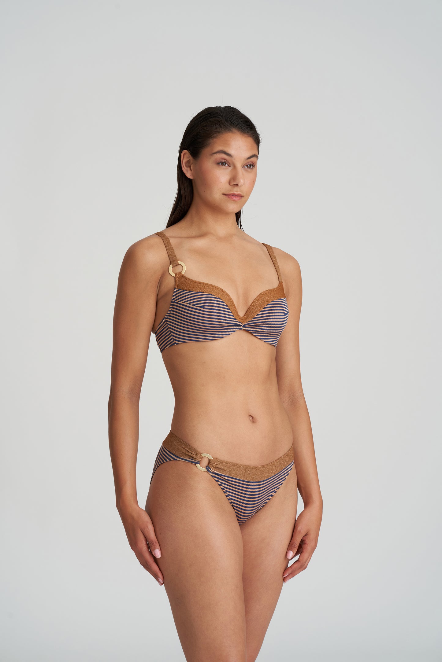 SATURNA Unterlegter Bikini Herzform (Ocean Bronze)