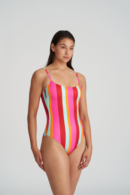 TENEDOS Unterlegter Badeanzug Bügellos