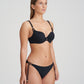 DAHU Herzform Bikini unterlegt (Schwarz)