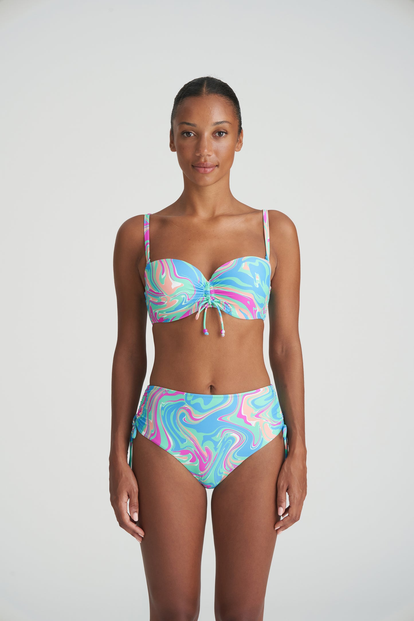 ARUBANI Bikini-Top trägerlos (Ocean Swirl)