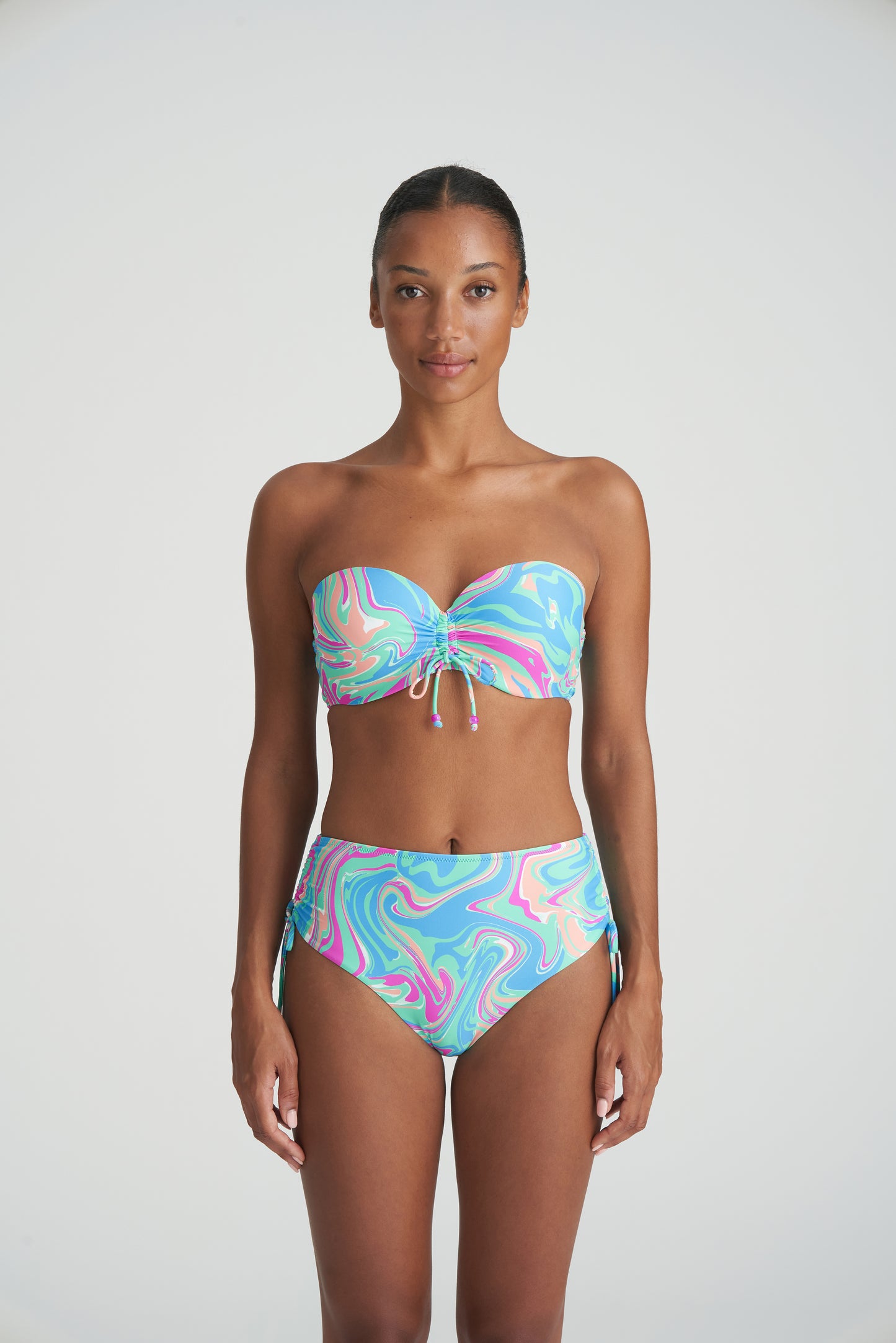 ARUBANI Bikini-Top trägerlos (Ocean Swirl)