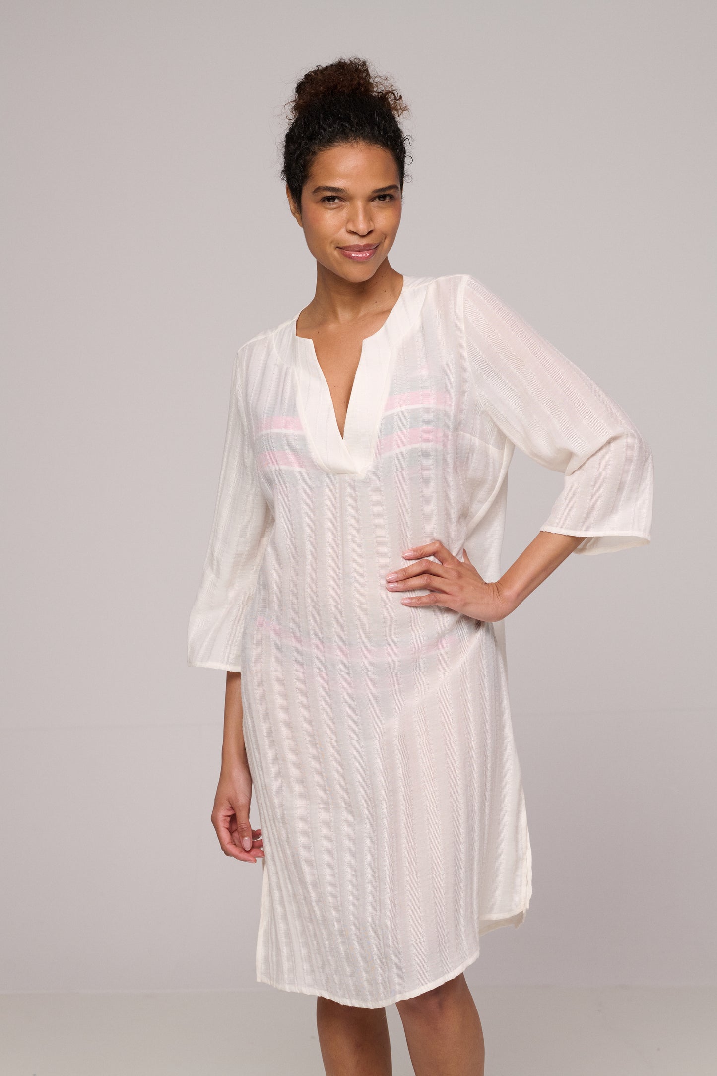 ANNEKE Kaftan (Bademode) (Pink Noise)