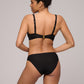 EMLY Bikini-Top Herzform (Schwarz)