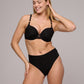 EMLY Bikinislip mit Umschlag (Schwarz)