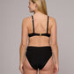 EMLY Bikinislip mit Umschlag (Schwarz)