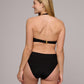EMLY Bikinislip mit Umschlag (Schwarz)