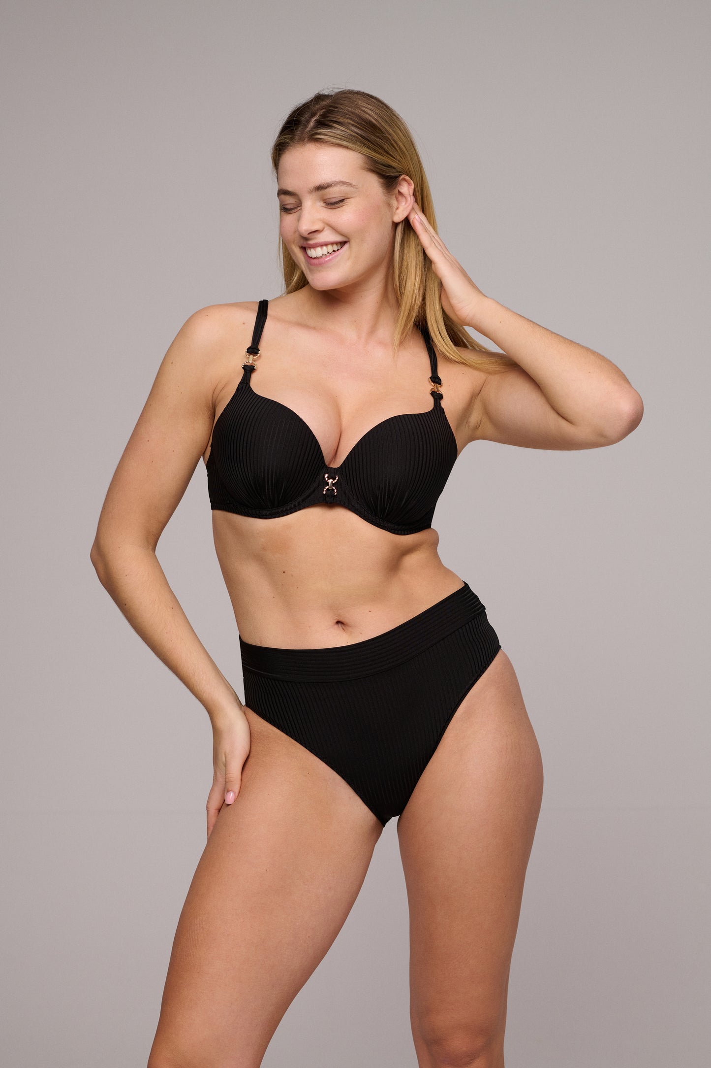 EMLY Push-up Bikini-Top (Schwarz)
