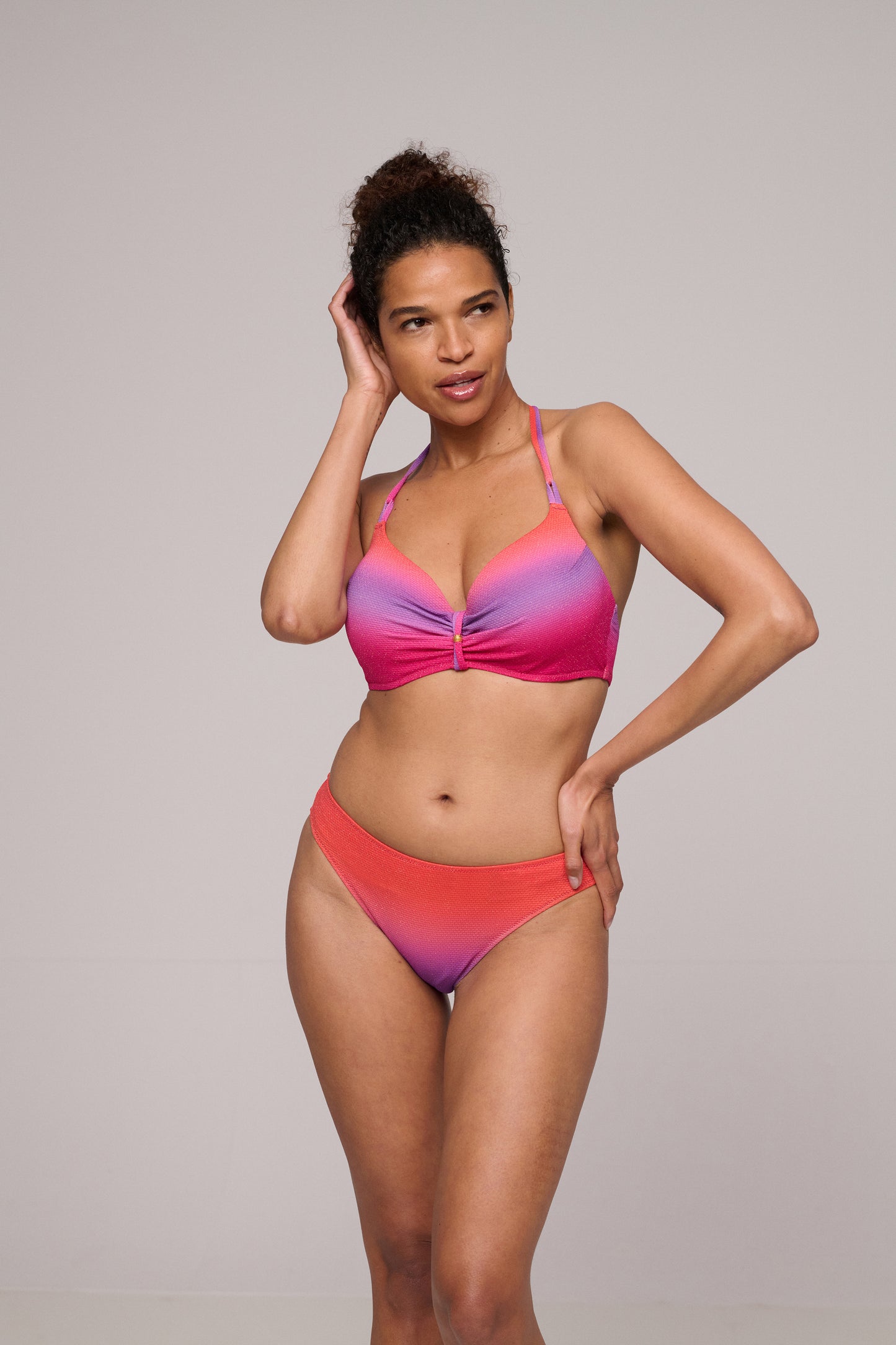 NUSA DUA Bikini-Top Tiefdekoll (Spectral)