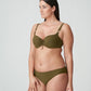 SAHARA Bikini-Top Vollschale (Olive)