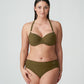 SAHARA Balconette Bikini-Top unterlegt (Olive)