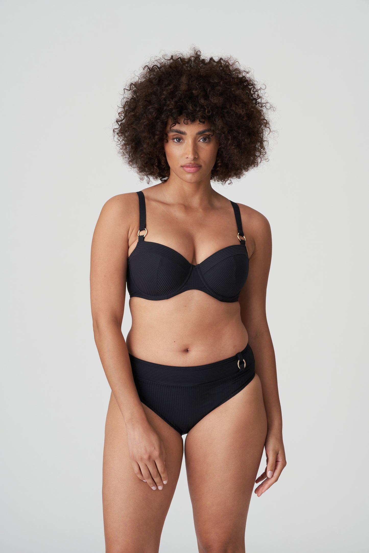 SAHARA Unterlegter Bikini Balconette (Schwarz)