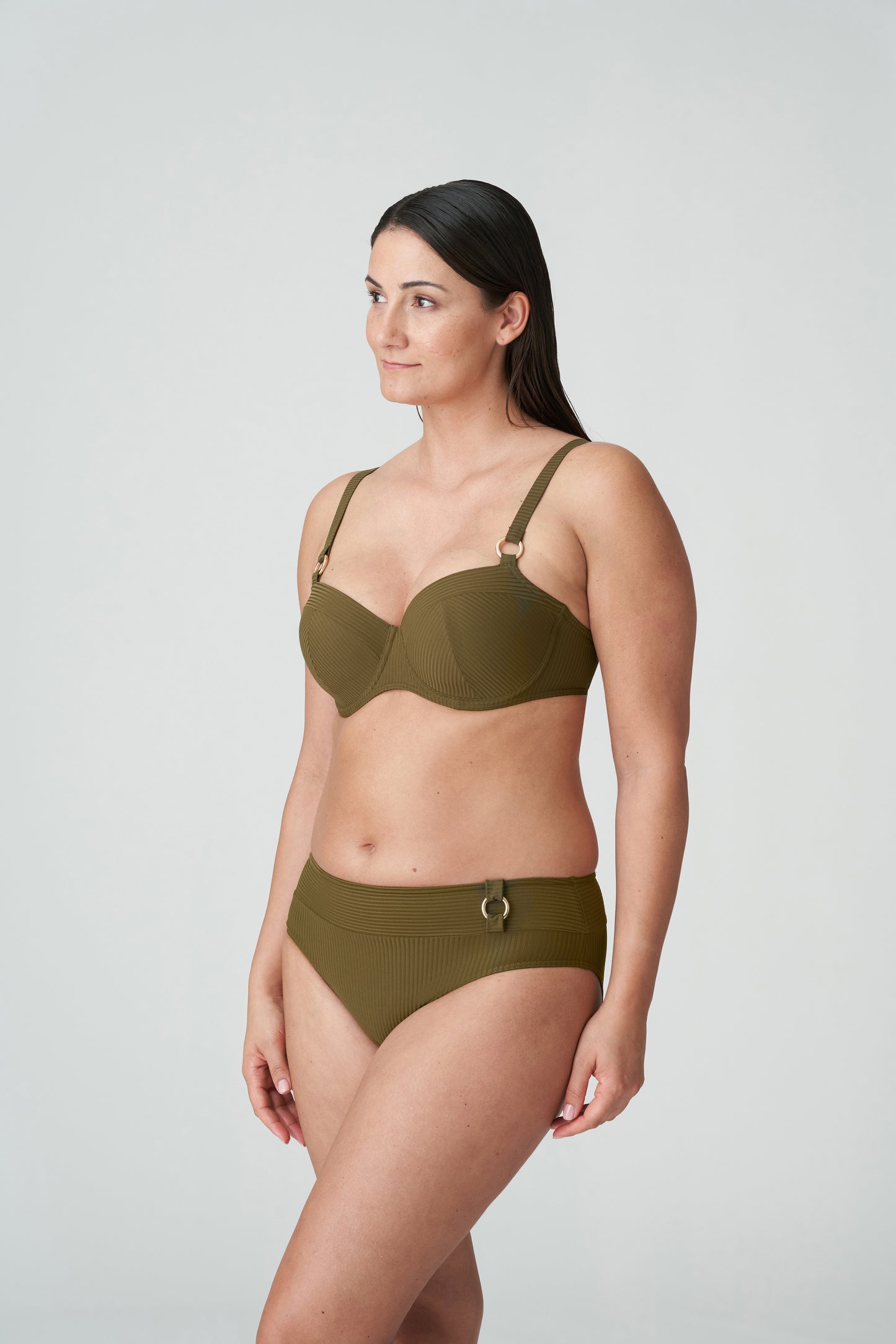 SAHARA Bikini Taillenslip (Olive)