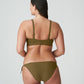 SAHARA Bikini Hüftslip mit Schnüren (Olive)