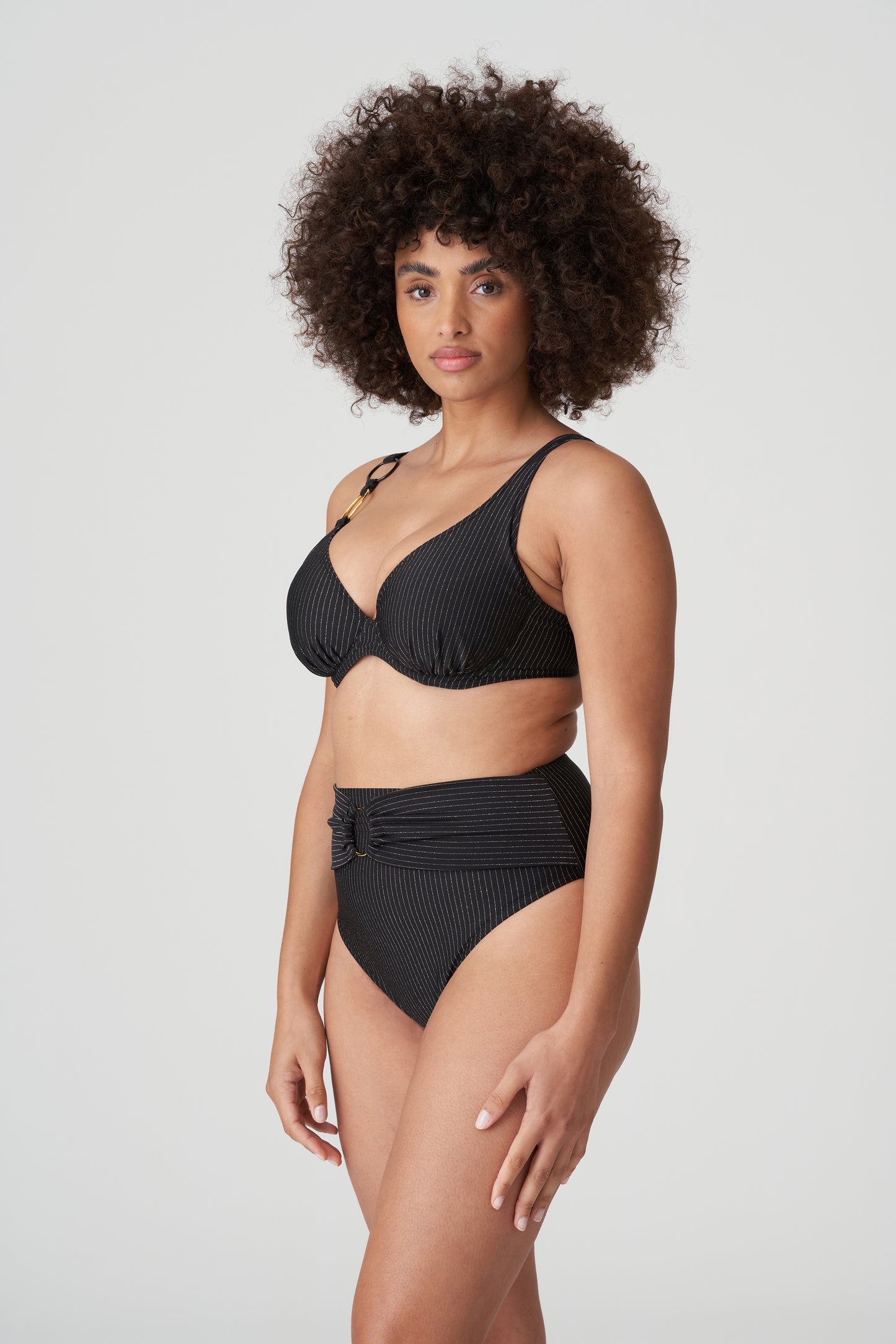 SOLTA Bikini Taillenslip (Schwarz)