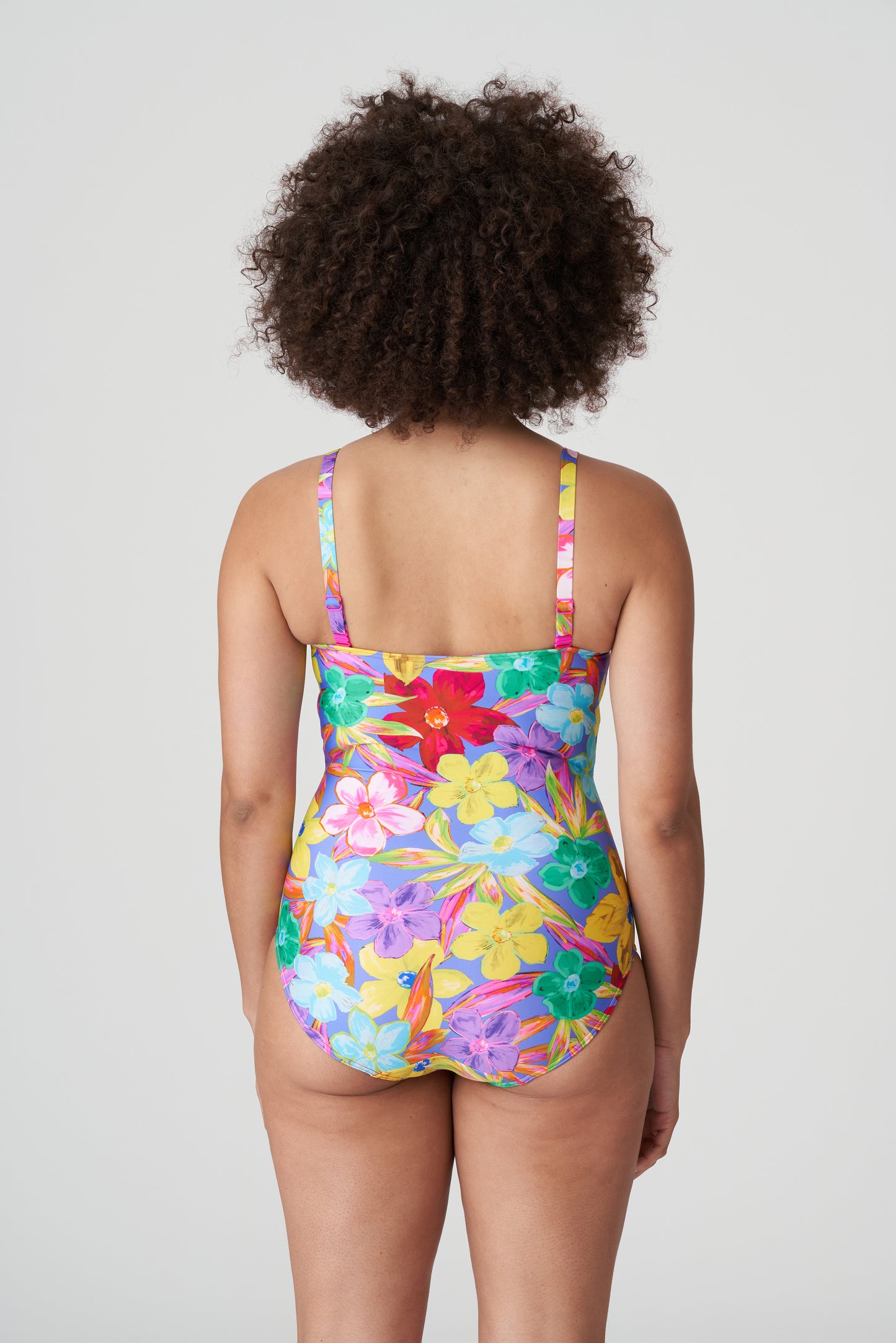 SAZAN Badeanzug Vollschale Figurform (Blue Bloom)