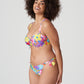 SAZAN Bikini Hüftslip mit Schnüren (Blue Bloom)