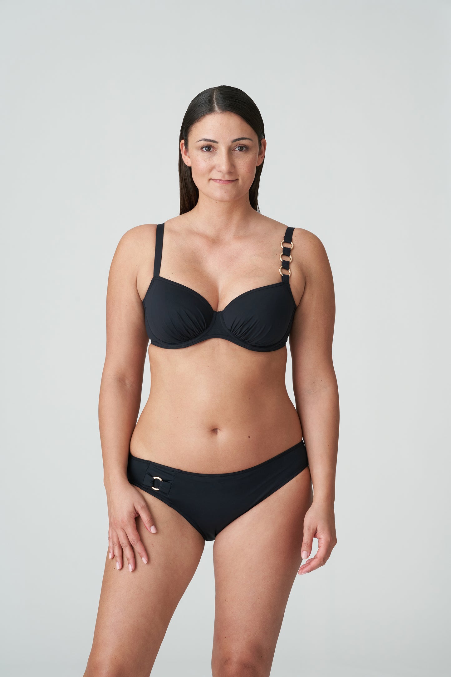 DAMIETTA Vollschalen Bikini Top (Schwarz)