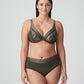 ARACRUZ Tiefdelolletiertes Bikini-Top (Kaki)