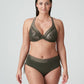 ARACRUZ Tiefdelolletiertes Bikini-Top (Kaki)